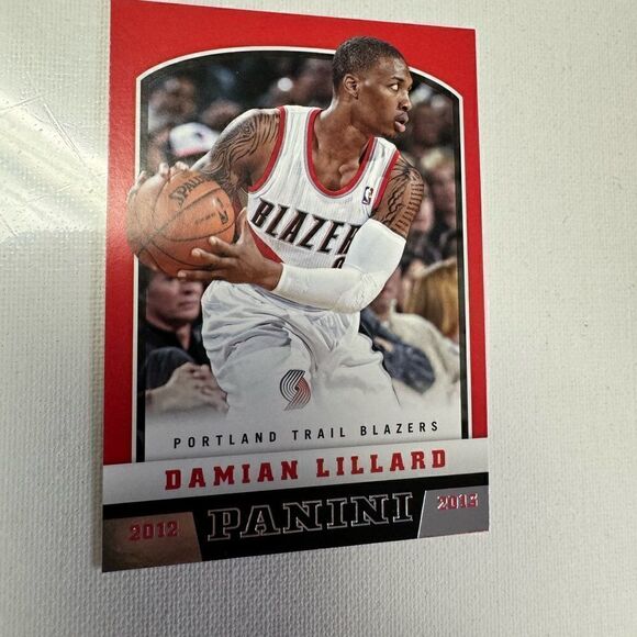 2013-14 Panini Damian lillard #262 mint - Picture 5 of 7